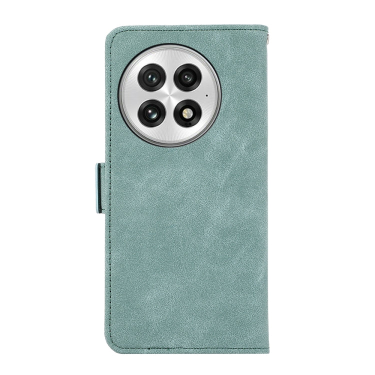 Funda de Cuero Abeel con Imán Rfid y Acabado Esmerilado para OnePlus Nord 13 (Cian)