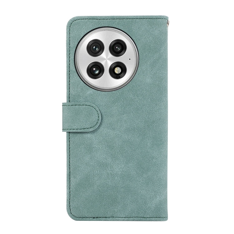 Funda de Cuero Abeel con Bloqueo de Color para OnePlus Nord 13 (Cian-Rosa)