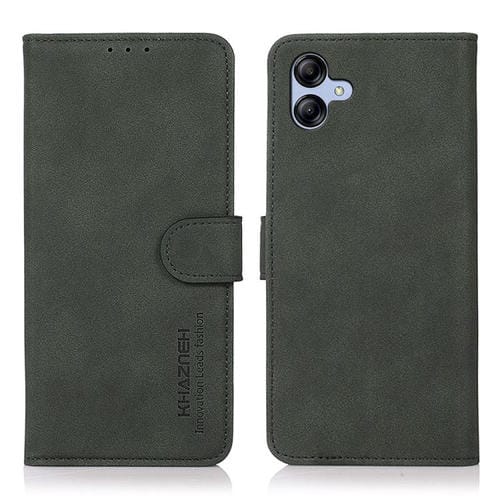 Funda de cuero con textura mate KHAZNEH para Samsung Galaxy A07 5G (verde)