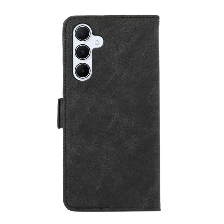 Funda de cuero magnético ABEEL con protección RFID para Samsung Galaxy A17 5G (negro)