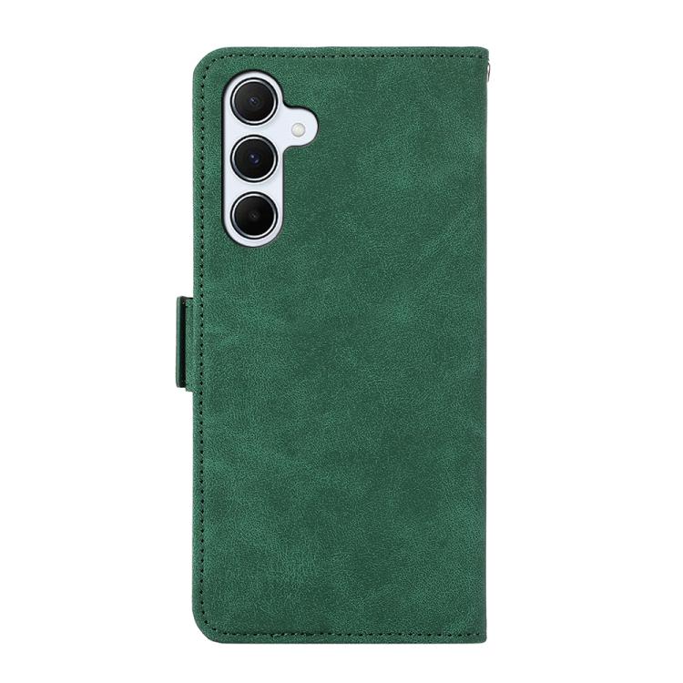 Funda de cuero magnético ABEEL con protección RFID para Samsung Galaxy A17 5G (verde)