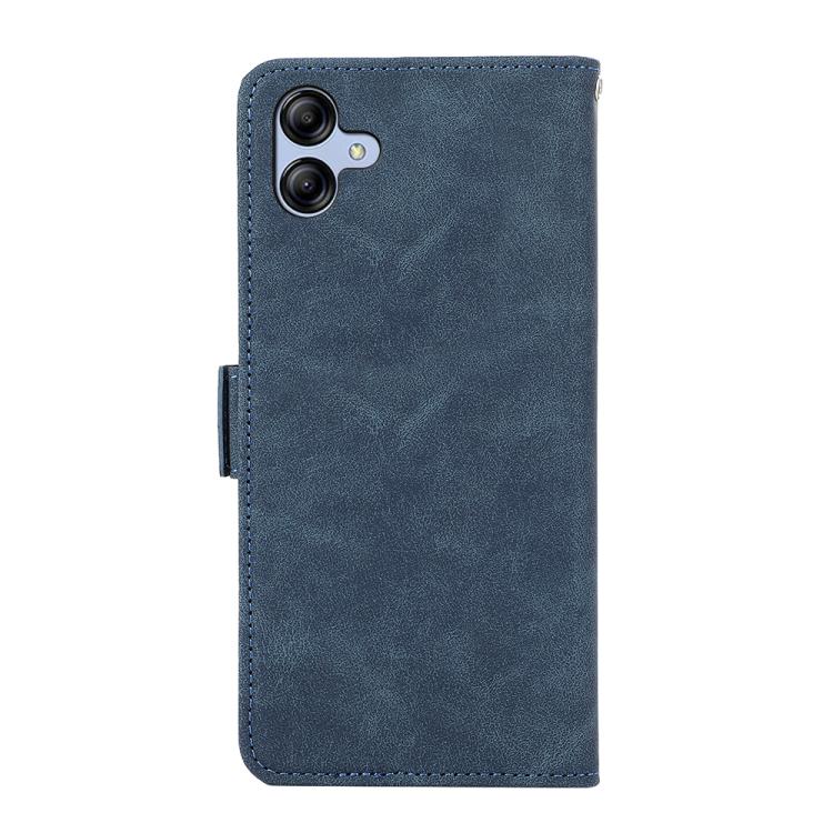 Funda de cuero magnético ABEEL con protección RFID para Samsung Galaxy A07 5G (azul)