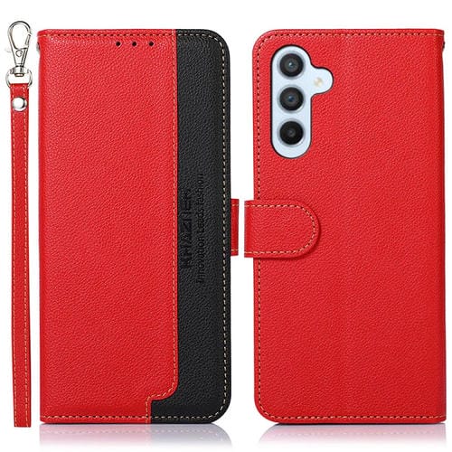 Funda Cuero Khazneh Rfid Samsung Galaxy A26 5G (Rojo)