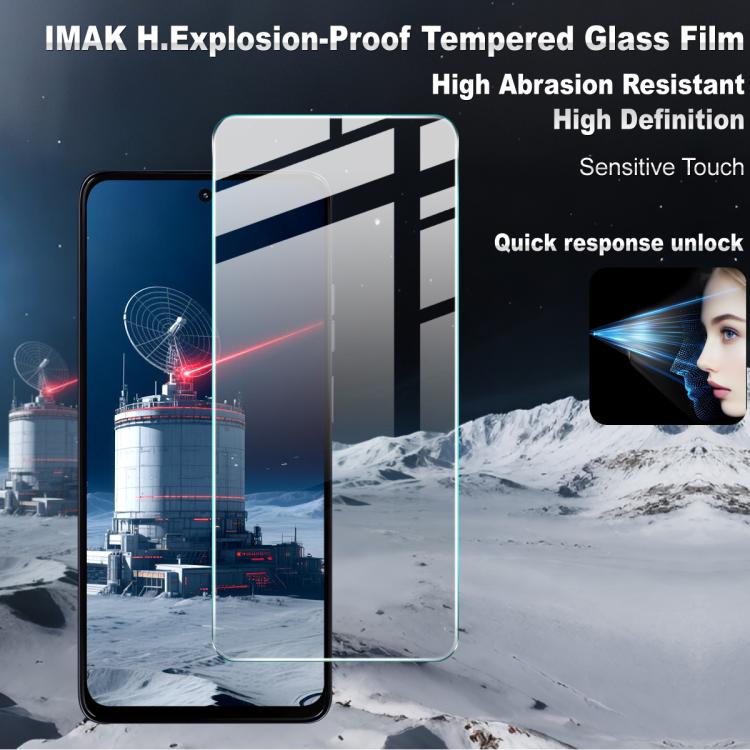 Película de vidrio templado de pantalla completa imak H Series para Motorola Moto G56 5G