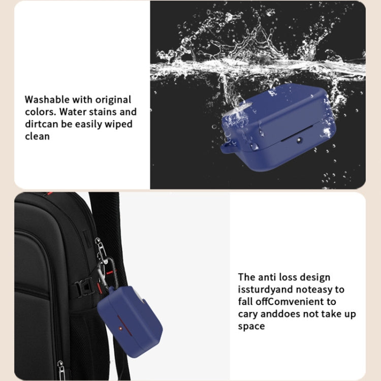 Funda Protectora de Silicona para Auriculares Bluetooth cmf By Nothing Buds Pro2 (Negra)
