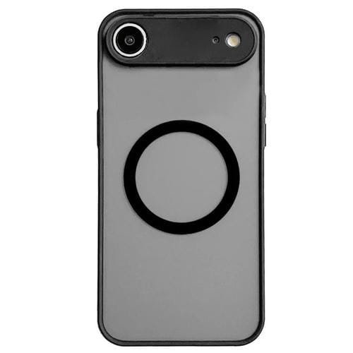 Funda MagSafe con diseño de ojo de Halcón para iPhone 17 Air (negra)