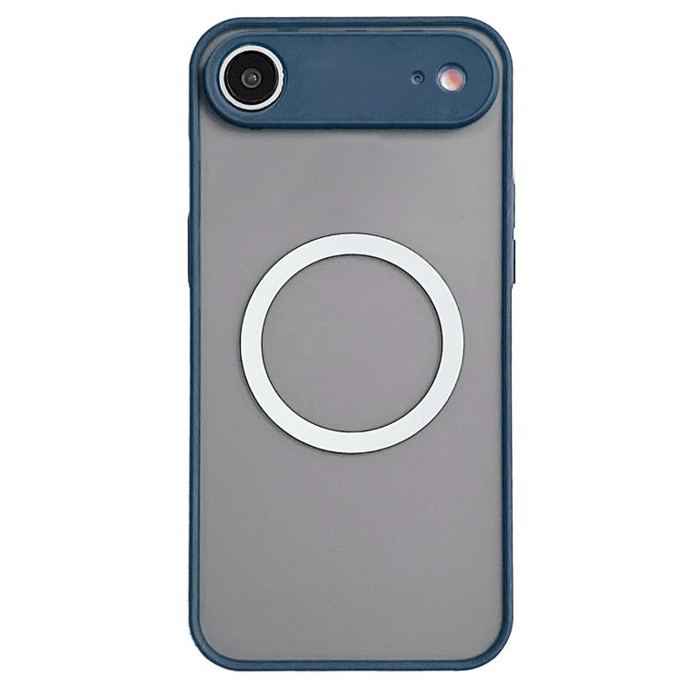 Funda MagSafe con diseño de ojo de halcón para iPhone 17 Air (azul rey)