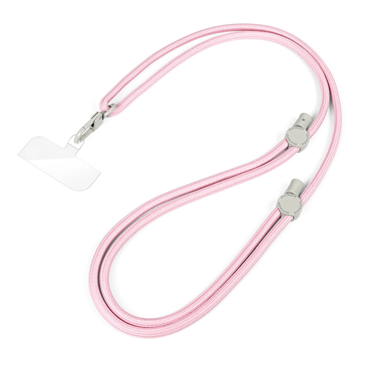 Correa para cuello Dux Ducis Plaz con correa cruzada antipérdida para teléfono (Rosa Claro)