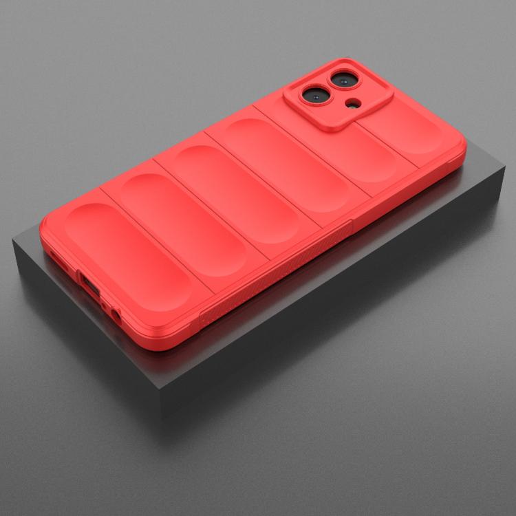 Funda de TPU + franela Magic Shield para Samsung Galaxy A07 4G (roja)