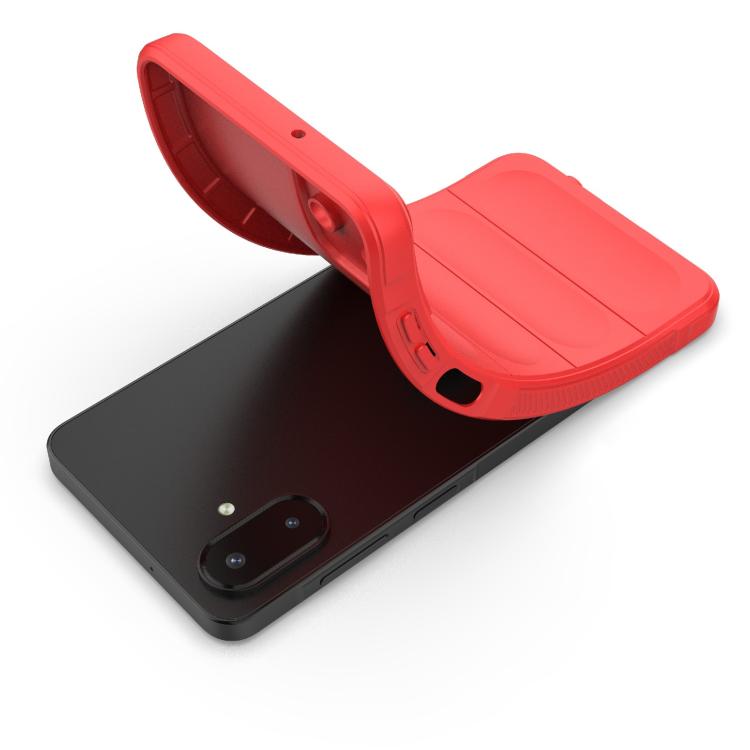 Funda de TPU + franela Magic Shield para Samsung Galaxy A07 4G (roja)