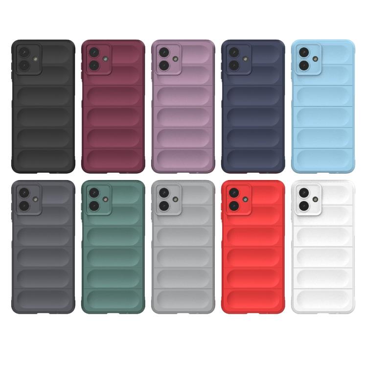 Funda de TPU + franela Magic Shield para Samsung Galaxy A07 4G (gris oscuro)