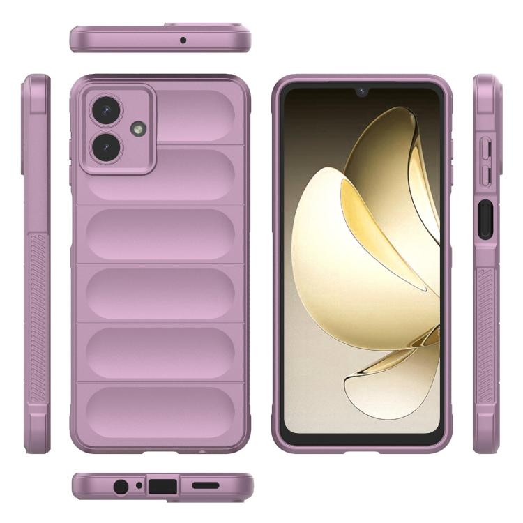 Funda de TPU + franela Magic Shield para Samsung Galaxy A07 4G (morada)
