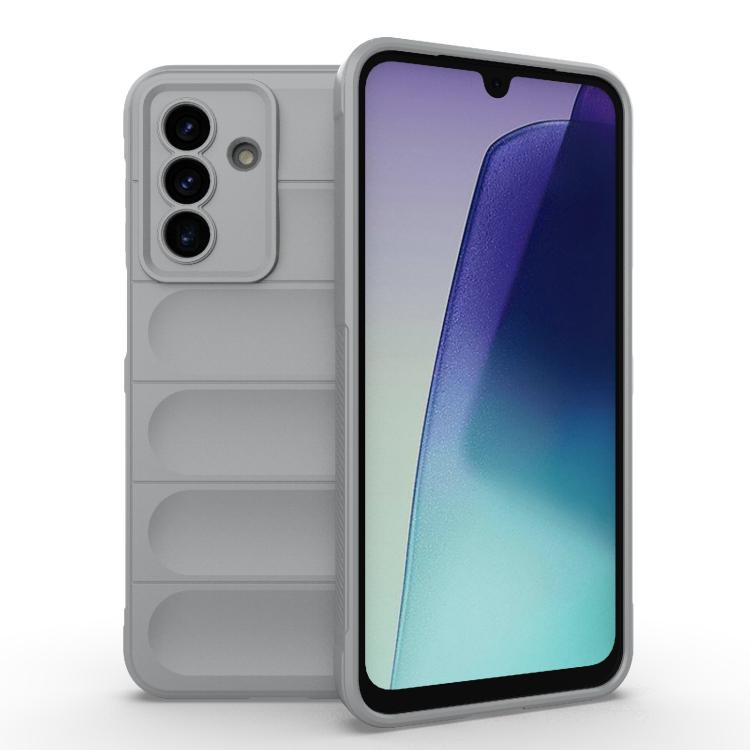 Funda de TPU + franela Magic Shield para Samsung Galaxy A17 5G (gris)