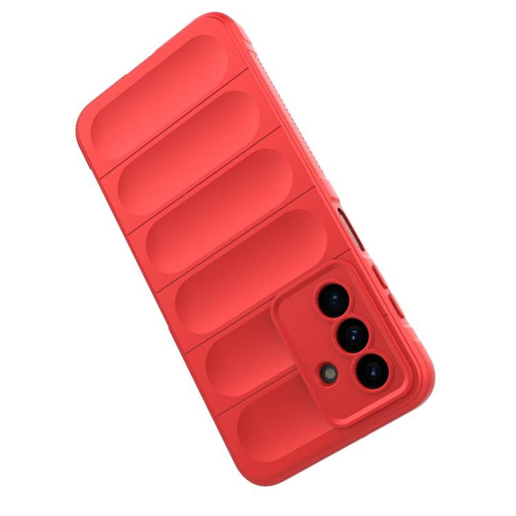 Funda de TPU + franela Magic Shield para Samsung Galaxy A17 5G (gris)