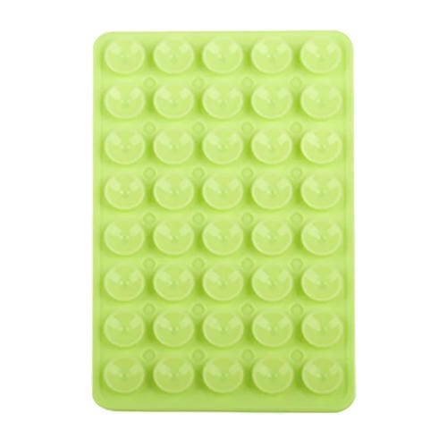 Adhesivos traseros con ventosa de doble cara de silicona para teléfono móvil (Verde) 40 unidades