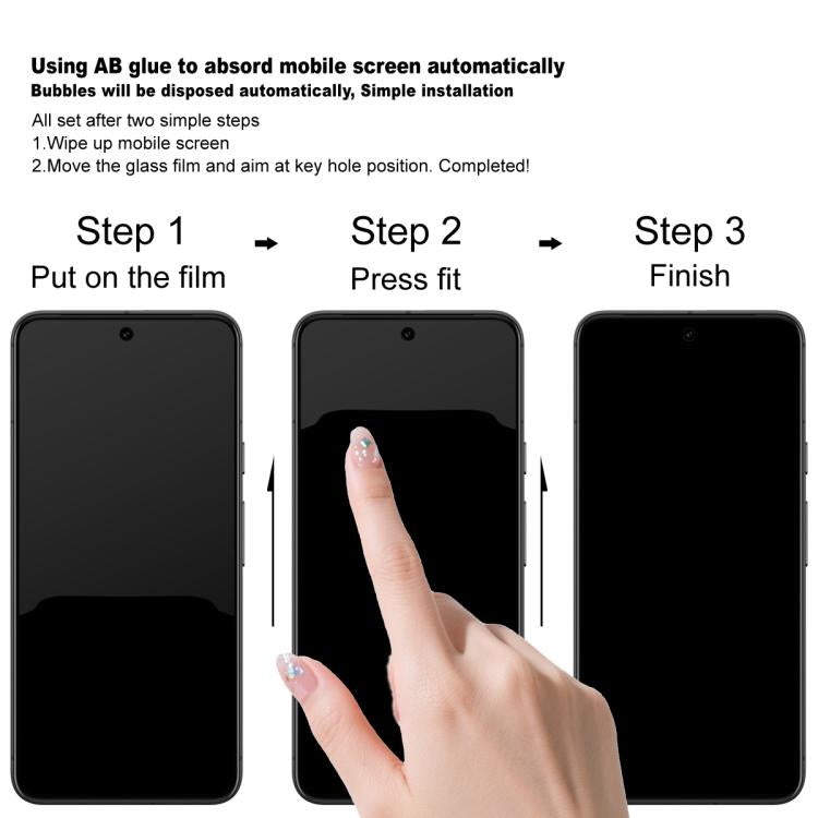Película de vidrio templado de pantalla completa para Samsung Galaxy A07 4G imak H Series