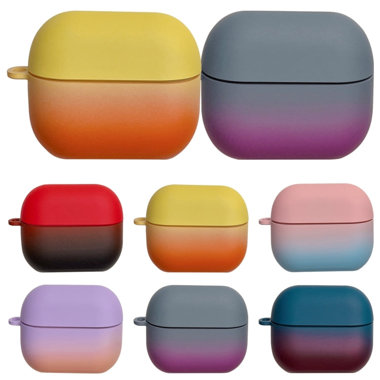 Funda Protectora para Auriculares Samsung Galaxy Buds3 y 3 Pro con Degradado Esmerilado (Rojo Degradado)