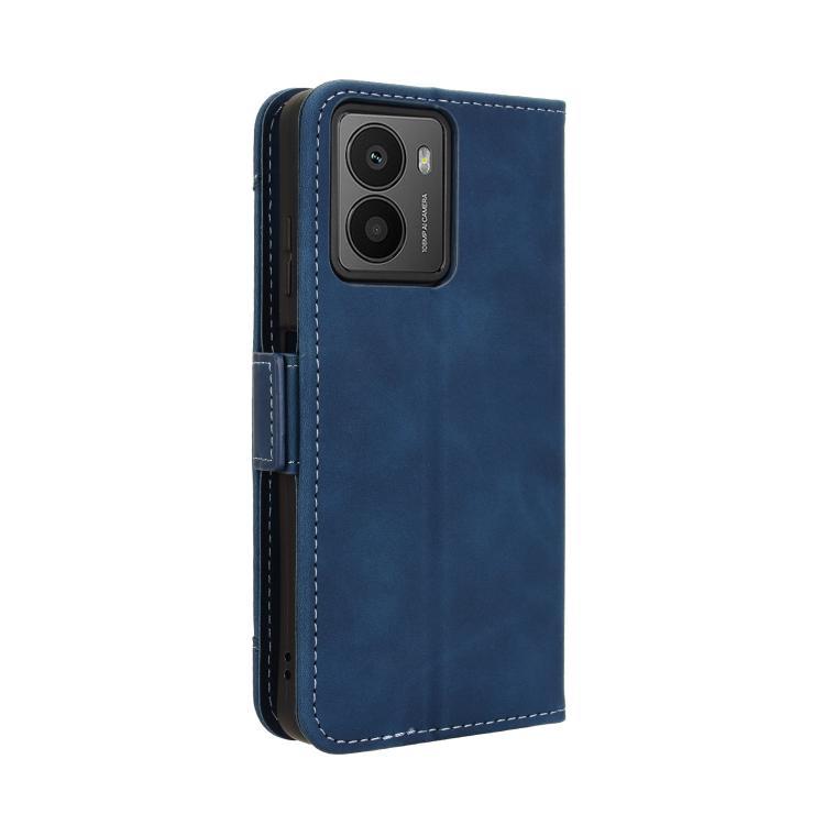 Funda de Cuero Textura Piel de Becerro con Ranuras para Tarjetas para Hmd Fusion 5G (Azul)