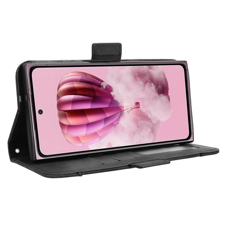Funda de Cuero para Teléfono Hmd Skyline con Ranuras para Tarjetas (Negro)