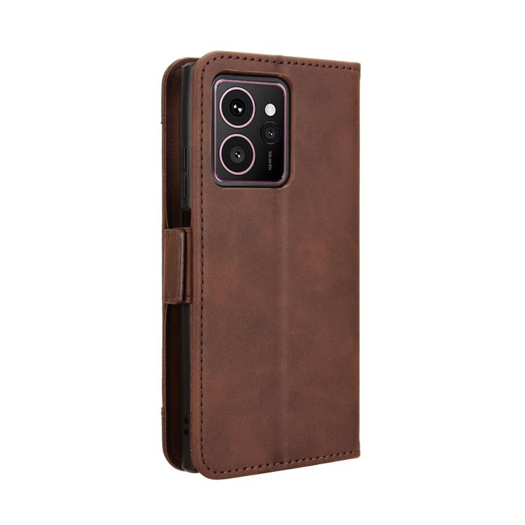 Funda de Cuero para Teléfono Hmd Skyline con Ranuras para Tarjetas y Textura Piel de Becerro (Marrón)