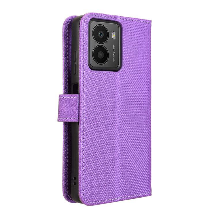 Funda de Cuero con Textura de Diamante para Hmd Fusion 5G (Morado)