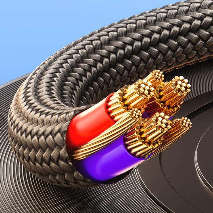 Cable de Audio Auxiliar TRS 3,5 mm Geeker WK WDC-195 1 m (Deslustrado)