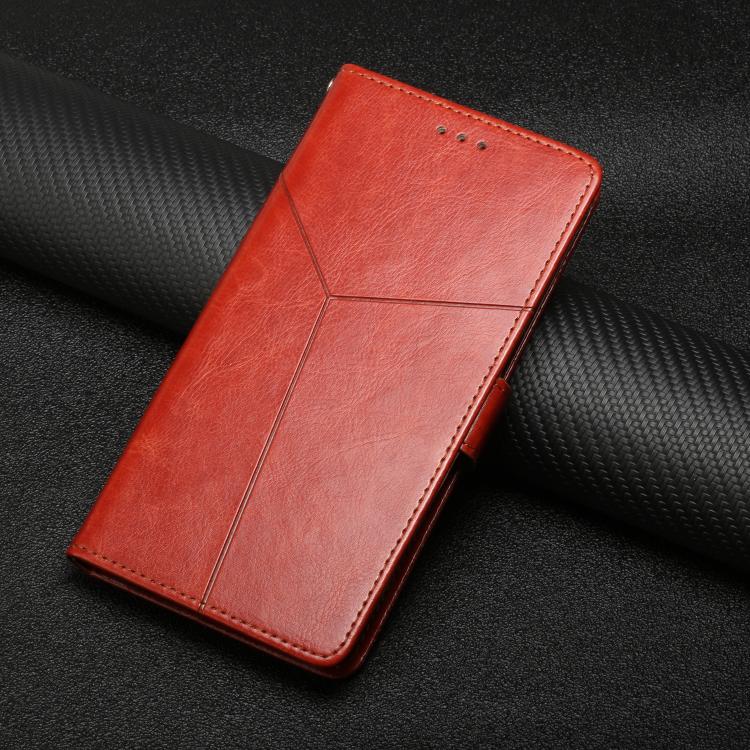 Funda de Cuero con Tapa En Forma de y para Redmi Note 14 4G (163,25mm, Marrón)