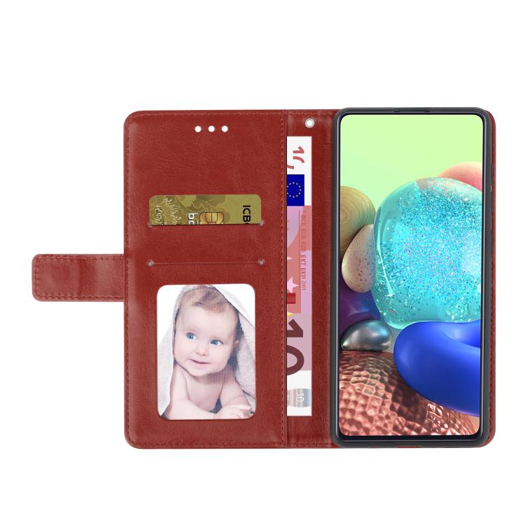 Funda de Cuero con Tapa En Forma de y para Redmi Note 14 4G (163,25mm, Marrón)