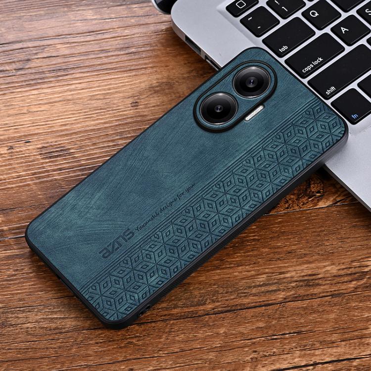 Funda AZNS con relieve 3D para Redmi Turbo 4 Pro (verde oscuro)