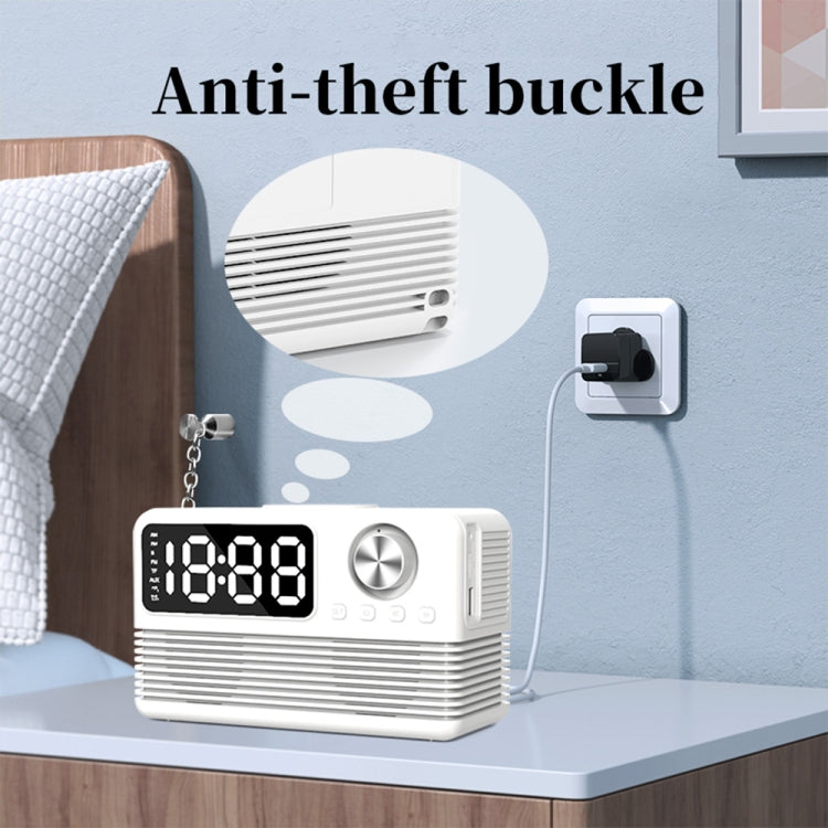 Altavoz Despertador Bt509 Bluetooth 5.3 Pantalla Música Radio (Rosa)