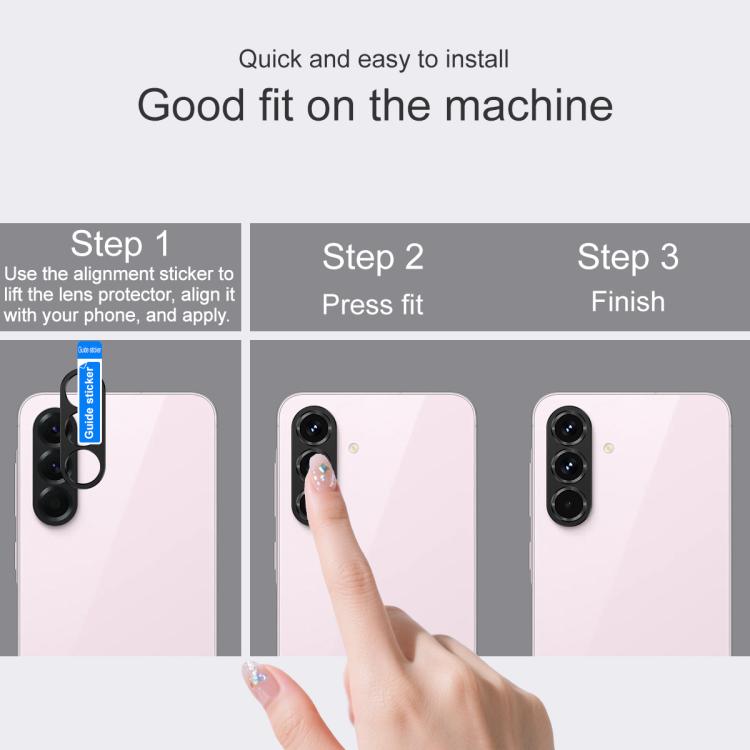 Protector de lente de cámara IMAK de metal para Samsung Galaxy A56 5G