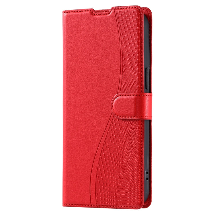 Funda de Cuero Ultrafina con Puntos para Sony Xperia 5 Vi Voltage (Roja)