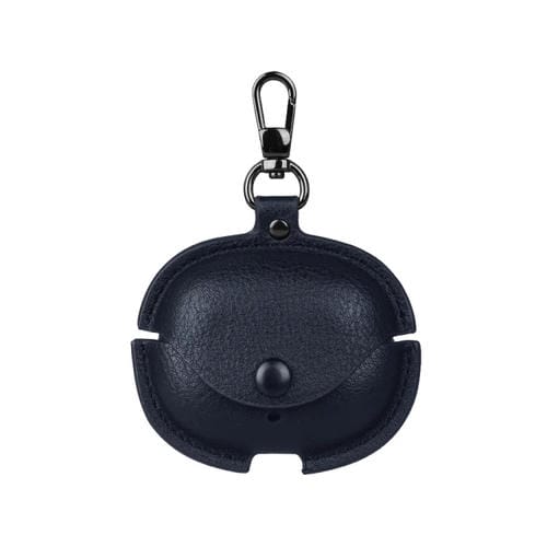 Funda Protectora de Cuero para Auriculares Realme Air 5 Pro con Gancho (Azul)