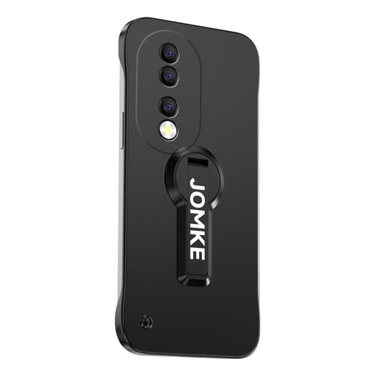 Estuche para Honor 90 Pro con Soporte Giratorio 360 Grados y Barniz para Hornear (Negro)