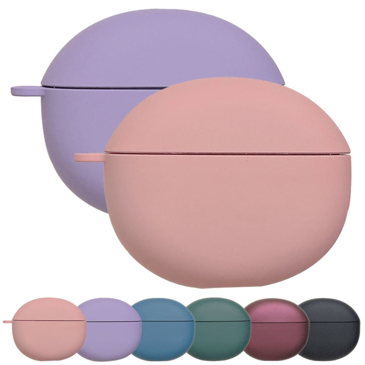 Funda Protectora Rígida Policarbonato Esmerilado para Auriculares Bluetooth Honor Earbuds X7 (Rosa)