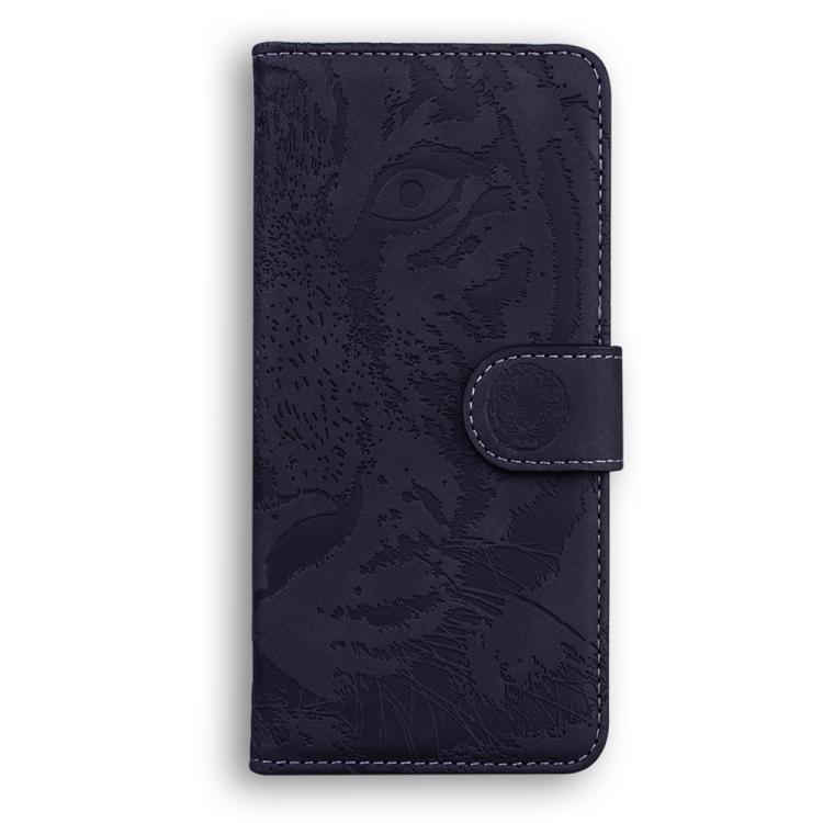 Funda de cuero con estampado de tigre para Redmi A5 4G (171,7 mm) (negro)