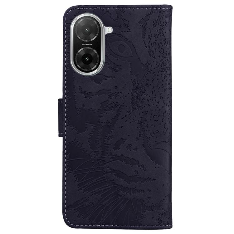 Funda de cuero con estampado de tigre para Redmi A5 4G (171,7 mm) (negro)