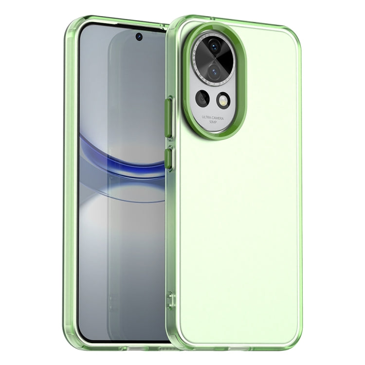 Funda Híbrida TPU a Prueba de Golpes Huawei Nova 12 Candy PC (Verde)