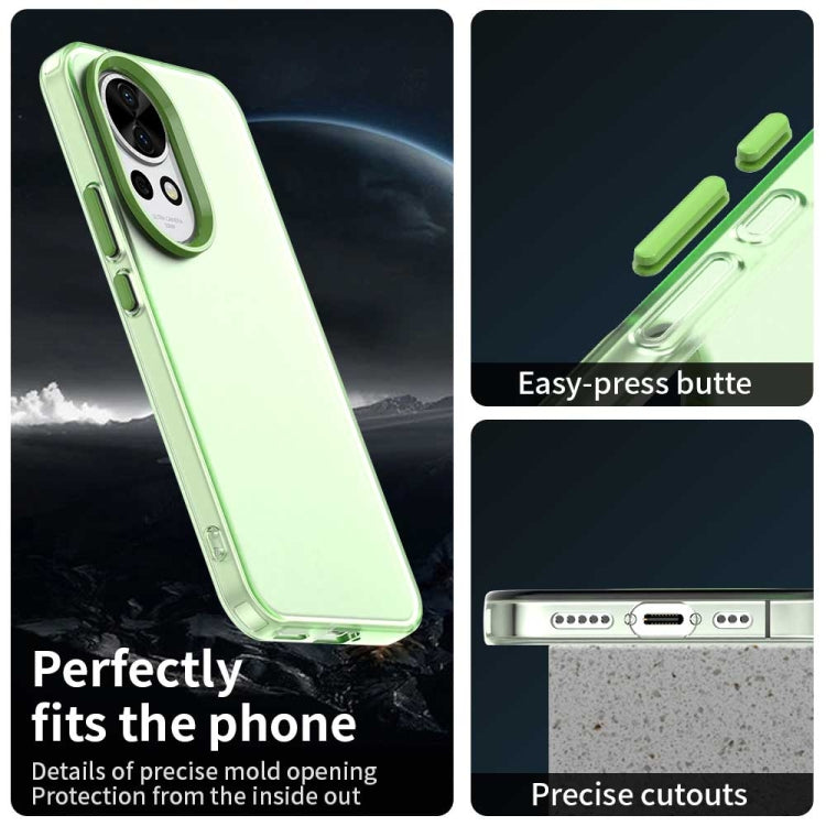 Funda Híbrida TPU a Prueba de Golpes Huawei Nova 13 Candy PC (Verde)