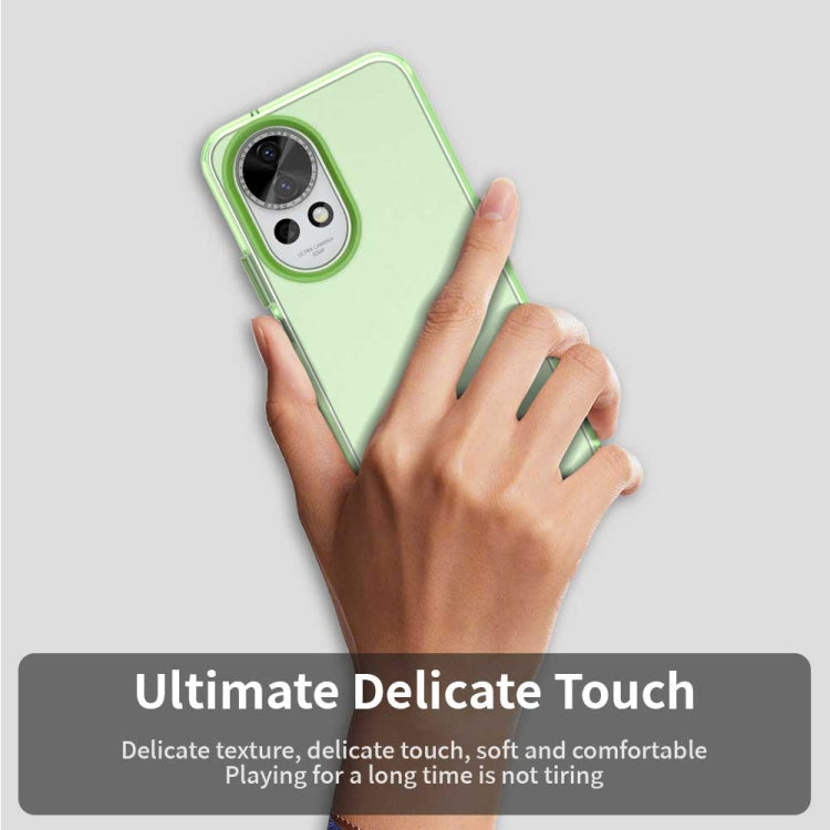 Funda Híbrida TPU a Prueba de Golpes Huawei Nova 13 Candy PC (Verde)