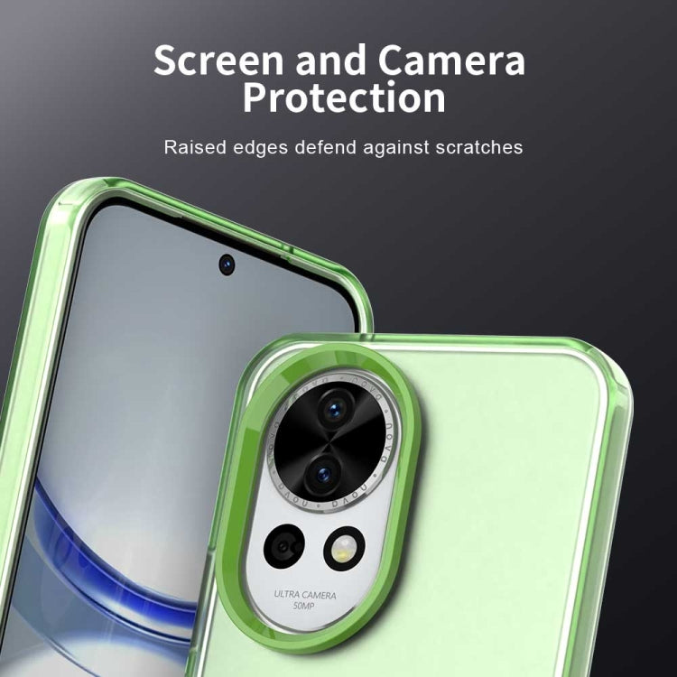 Funda Híbrida TPU a Prueba de Golpes Huawei Nova 13 Candy PC (Verde)
