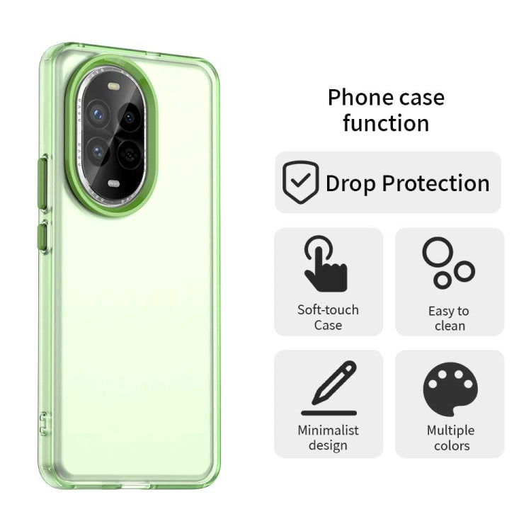 Funda híbrida TPU a prueba de golpes para Huawei Nova 13 Pro Candy PC (Verde)