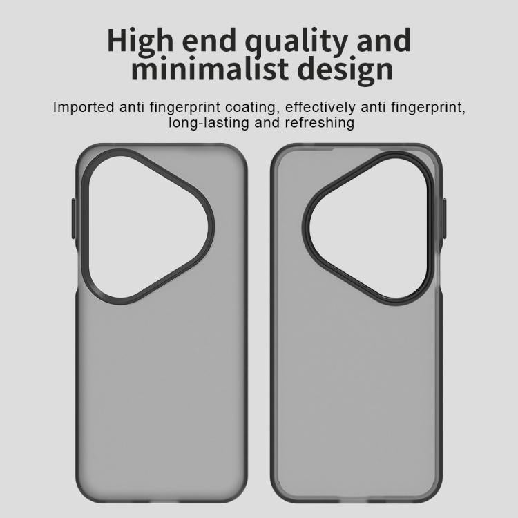 Funda híbrida de TPU a prueba de golpes para Huawei Pura 80 Pro Candy PC (negra)