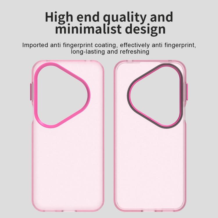 Funda híbrida de TPU a prueba de golpes para Huawei Pura 80 Pro Candy PC (roja)