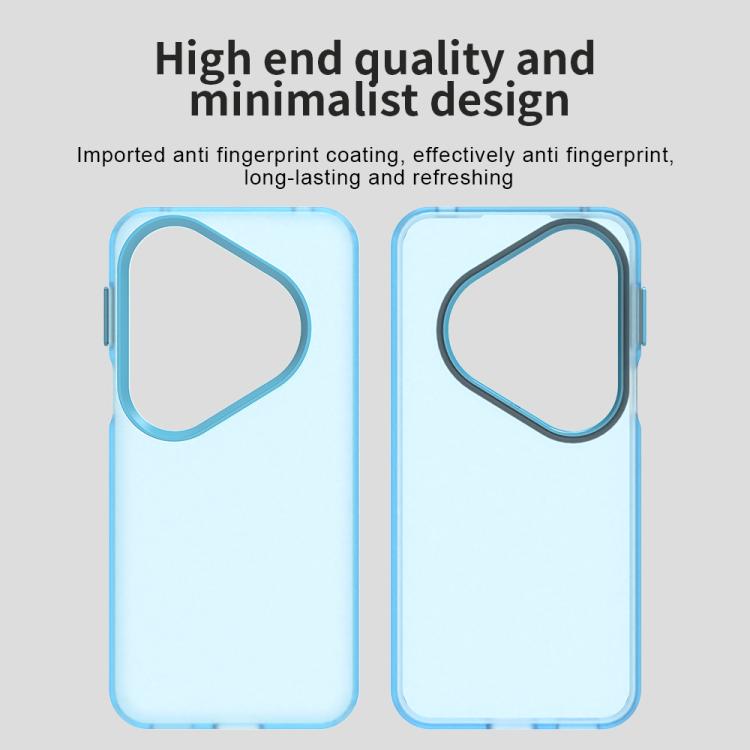 Funda híbrida de TPU a prueba de golpes para Huawei Pura 80 Pro Candy PC (azul)
