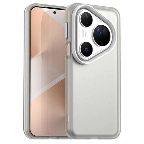 Funda híbrida de TPU y PC a prueba de golpes para Huawei Pura 80 Ultra Candy (blanca)