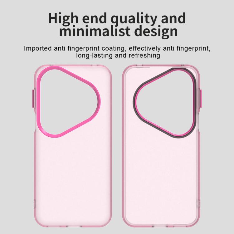 Funda híbrida de TPU y PC a prueba de golpes para Huawei Pura 80 Ultra Candy (roja)