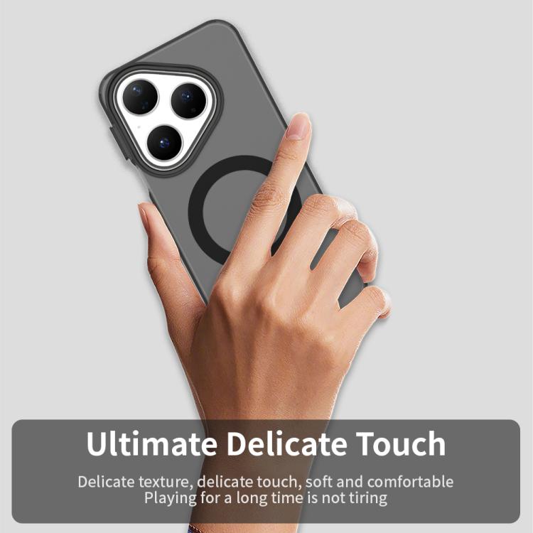 Funda híbrida de TPU y PC con Magsafe Candy para Huawei Pura 80 (negra)