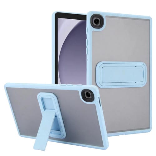 Funda híbrida TPU y Policarbonato Samsung Galaxy Tab A9 con soporte (Azul Claro)