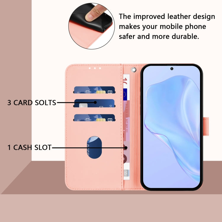 Funda de Piel para OnePlus 9 con Tacto Suave y Color Rosa
